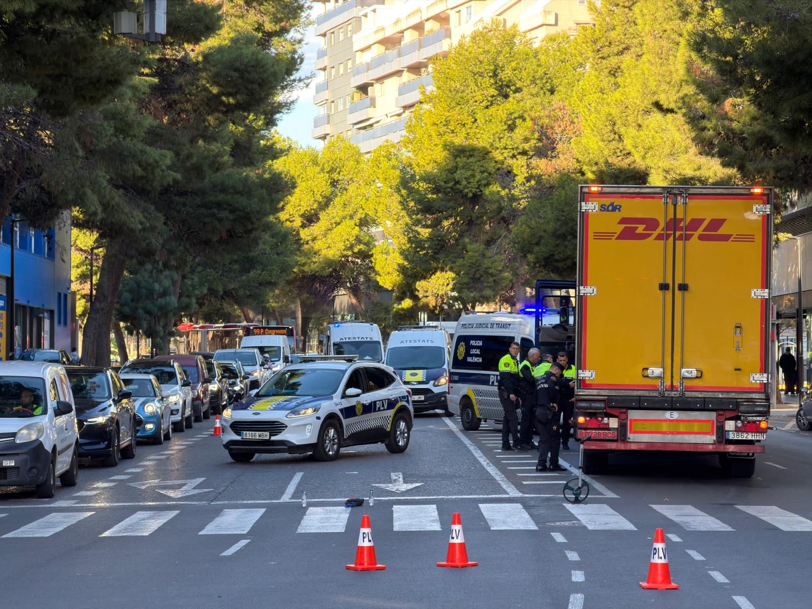 Fotos del atropello mortal a una joven en Valencia