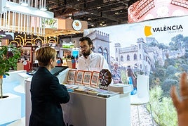 Stand de Gandia en Londres.