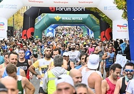 Llegada a meta en la edición de 2024.