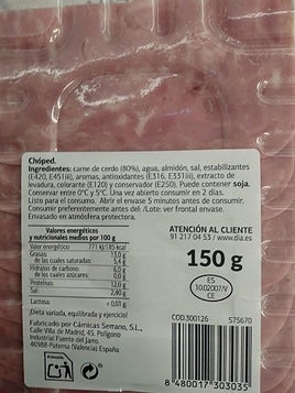 Alerta sanitaria en España por la presencia de listeria en lotes de un producto cárnico vendido en una conocida cadena de supermercados