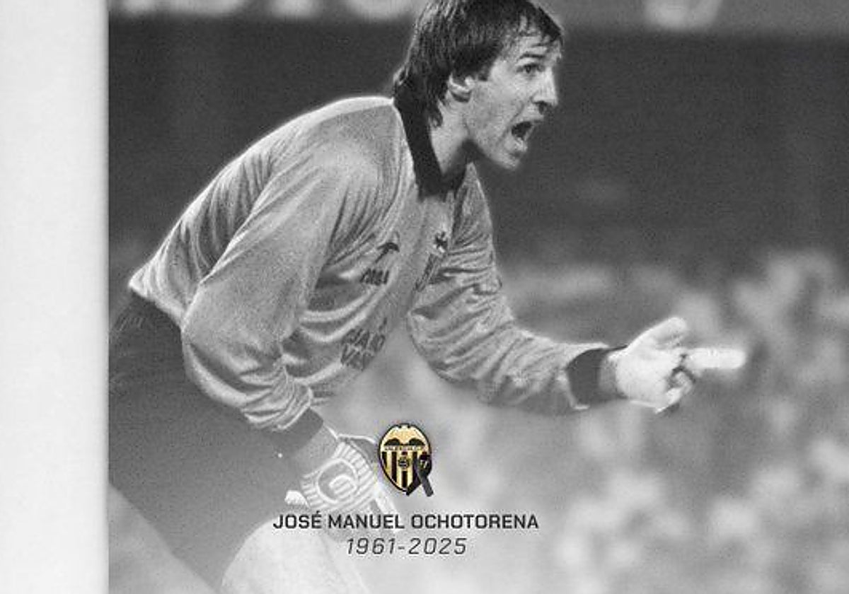 Imagen de los vídeomarcadores de Mestalla en homenaje a Ochotorena.