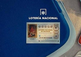 Décimo de la Lotería de Navidad 2025.