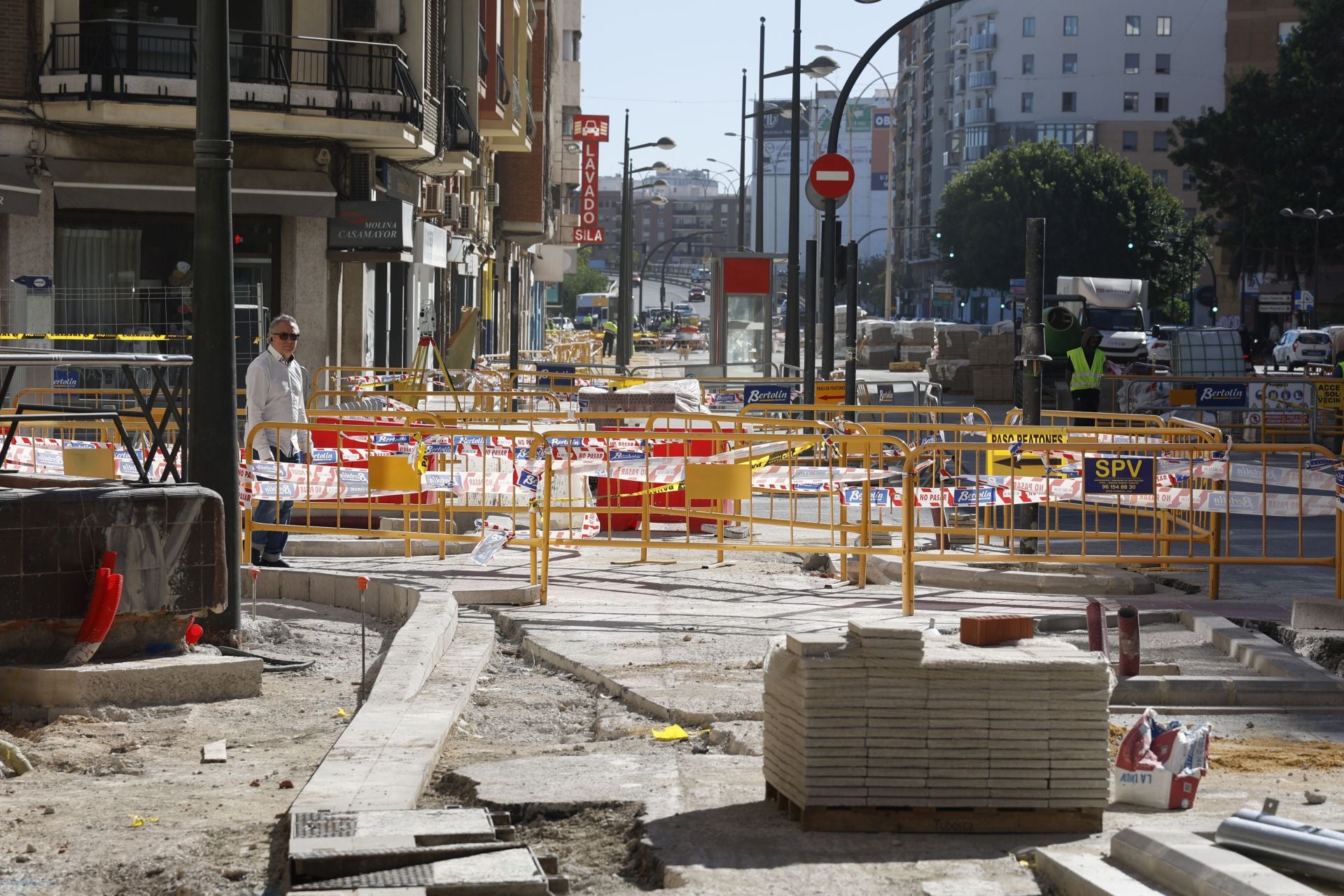 Fotos: Así avanzan las obras en la avenida Giorgeta de Valencia