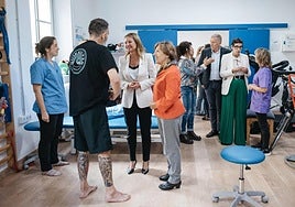 Visita de la alcaldesa de Castellón a la Fundación Ateneu.