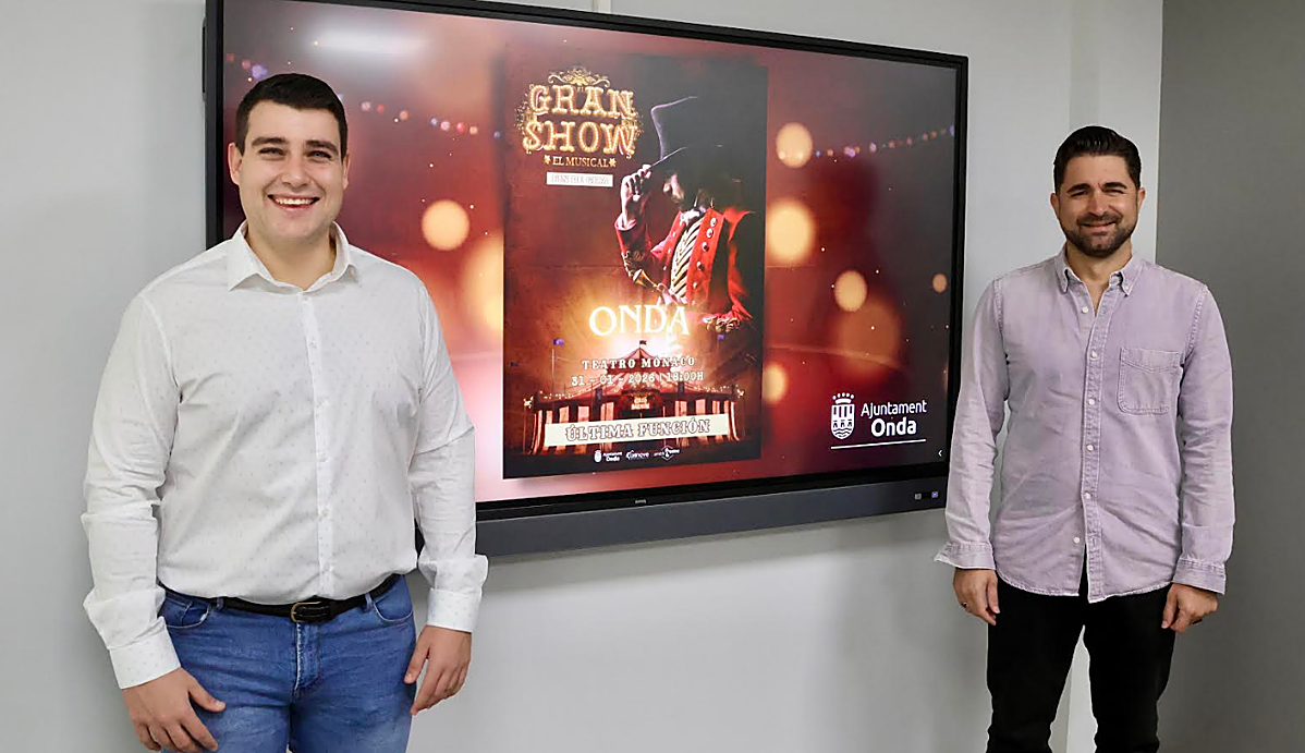 Onda acogerá la última función del musical 'El Gran Show' como cierre de su gira nacional