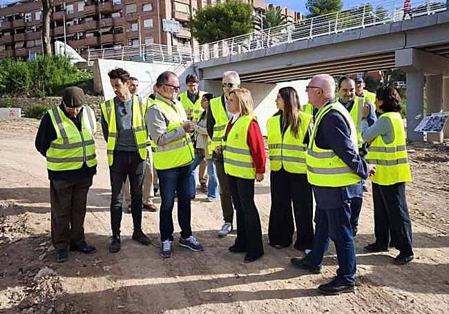 Visita de obras este lunes en Paiporta.