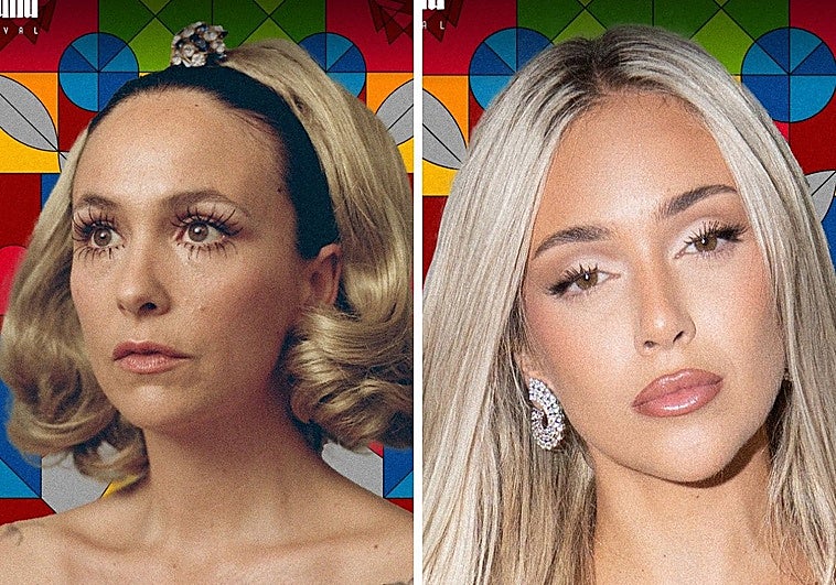 Nathy Peluso, Ana Mena, Rigoberta Bandini, Juan Magán, en el cartel del Bigsound