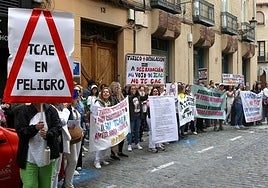 Una protesta de los técnicos.