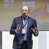 Gonzalo Bernardos durante una ponencia, imagen de archivo.