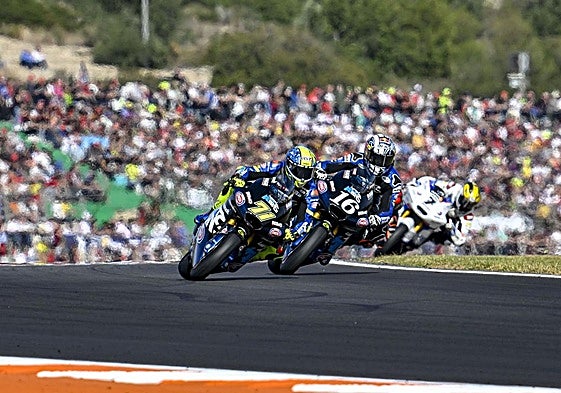 Un instante del GP de la Comunitat Valenciana en su última edición de 2023.