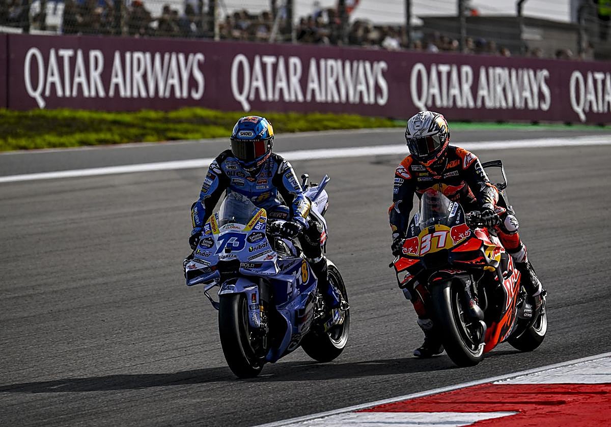 Álex Márquez y Pedro Acosta, en MotoGP.