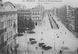 Reino de Valencia.La avenida Victoria Eugenia nació gracias a la línea del tren que se levantó.