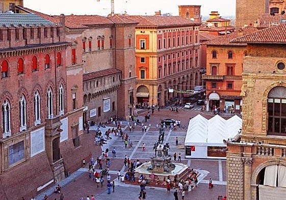 Plaza de Neptuno de Bolonia.