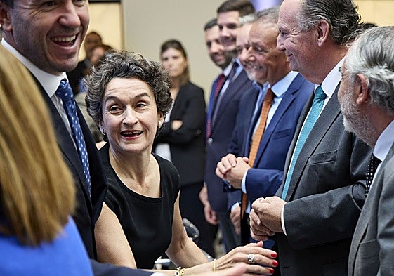 La presidenta de la Autoridad Portuaria de Valencia, Mar Chao, en su toma de posesión.