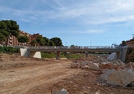 Puente que se abrirá dentro de escasas fechas en Paiporta.