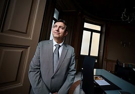 Vicente Lafuente, en la sede de la CEV.