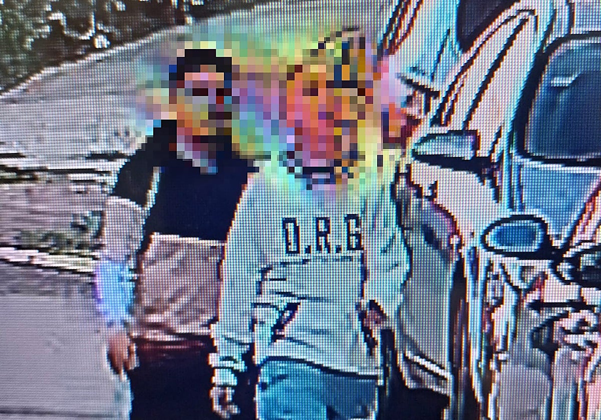 La imagen que permitió identificar a los dos presuntos agresores del policía en estado de coma.