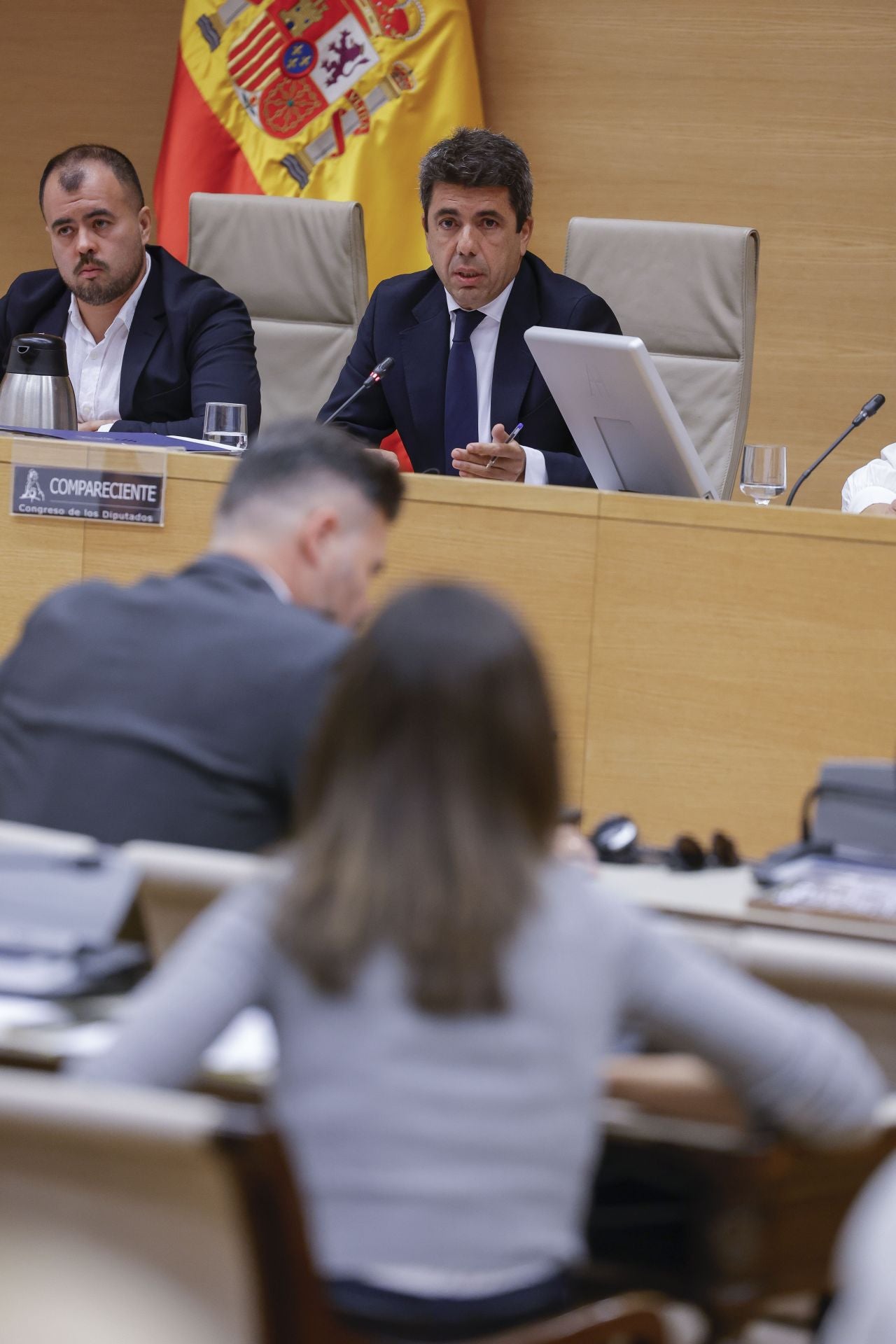 Fotos de la comparecencia de Mazón en el Congreso