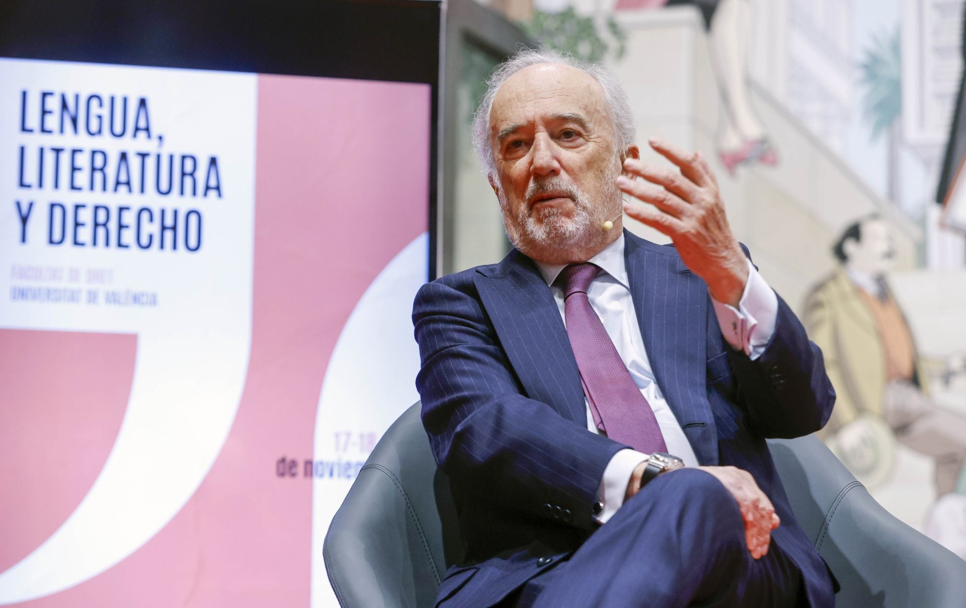 Santiago Muñoz Machado en la facultad de derecho