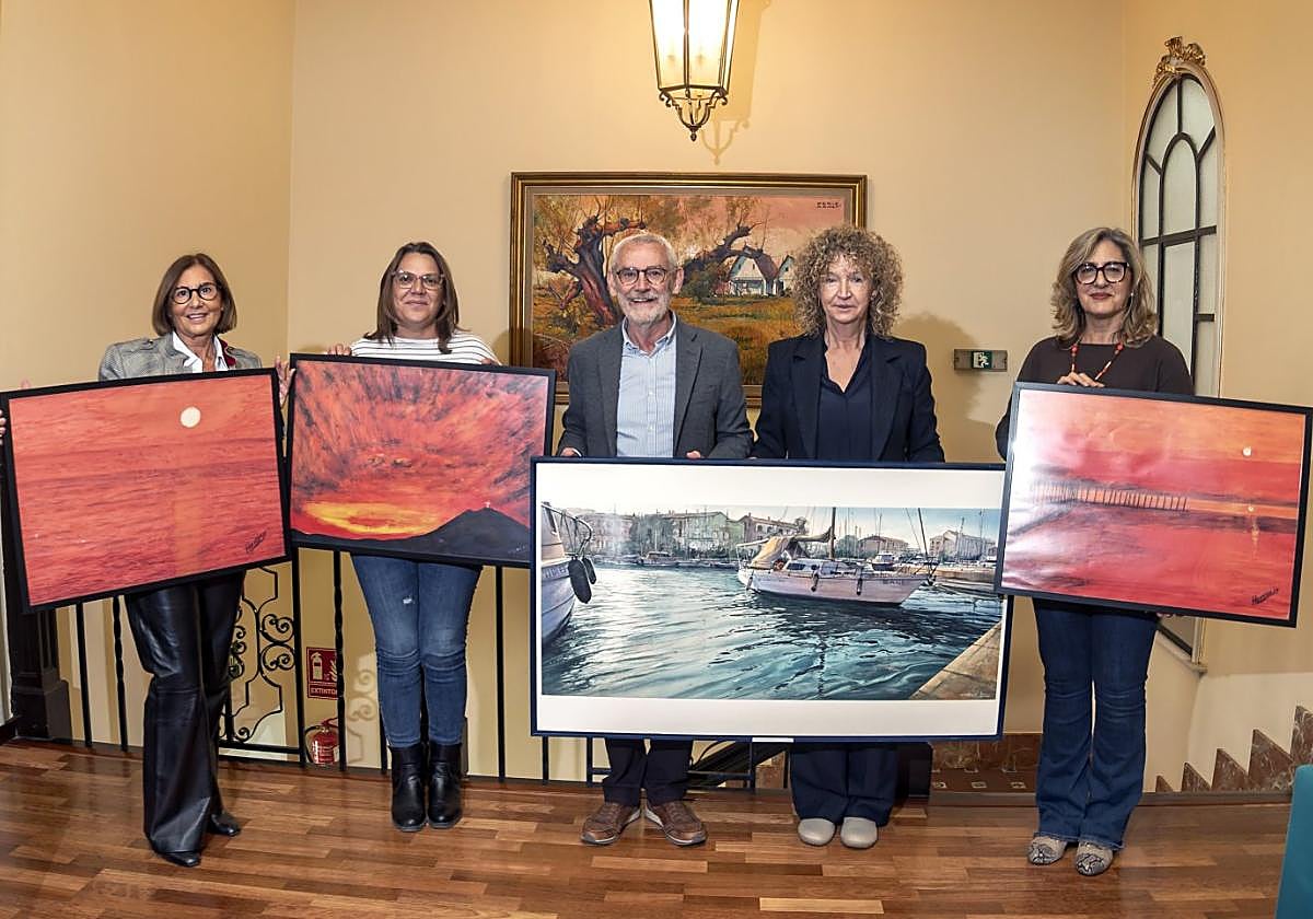 Acto de donación, en el Consistorio.