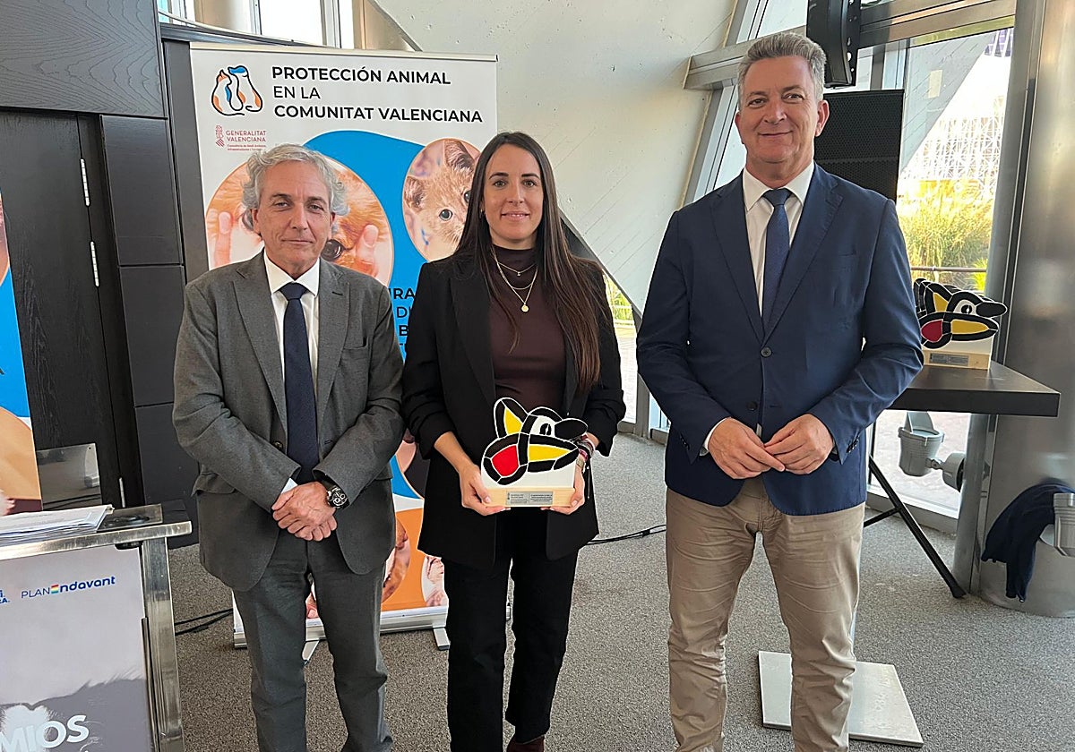 Raúl Mérida, Lorena Martínez y Vicente Martínez Mus