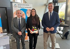 Raúl Mérida, Lorena Martínez y Vicente Martínez Mus