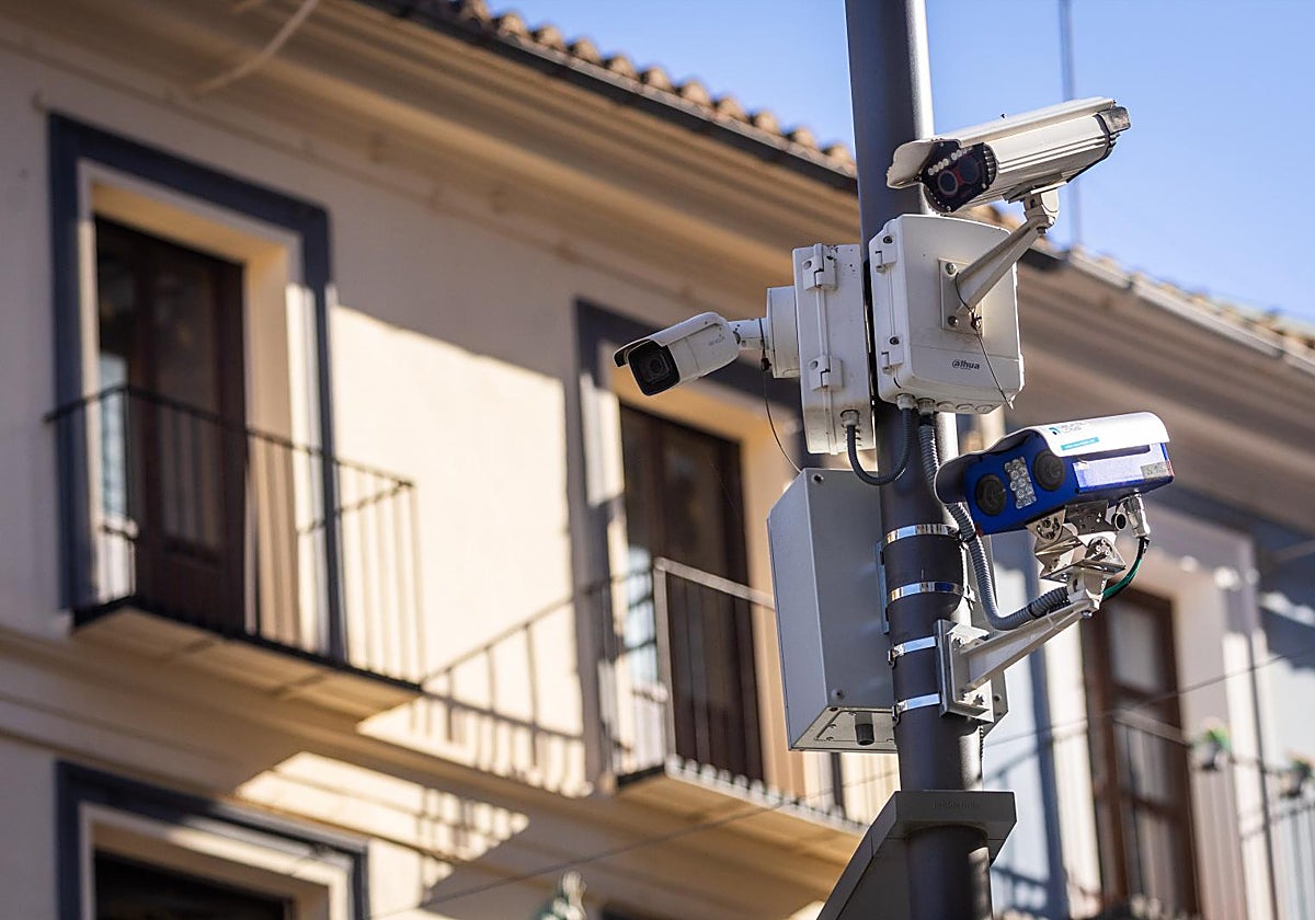 Cámaras de la Zona de Bajas Emisiones en Valencia.