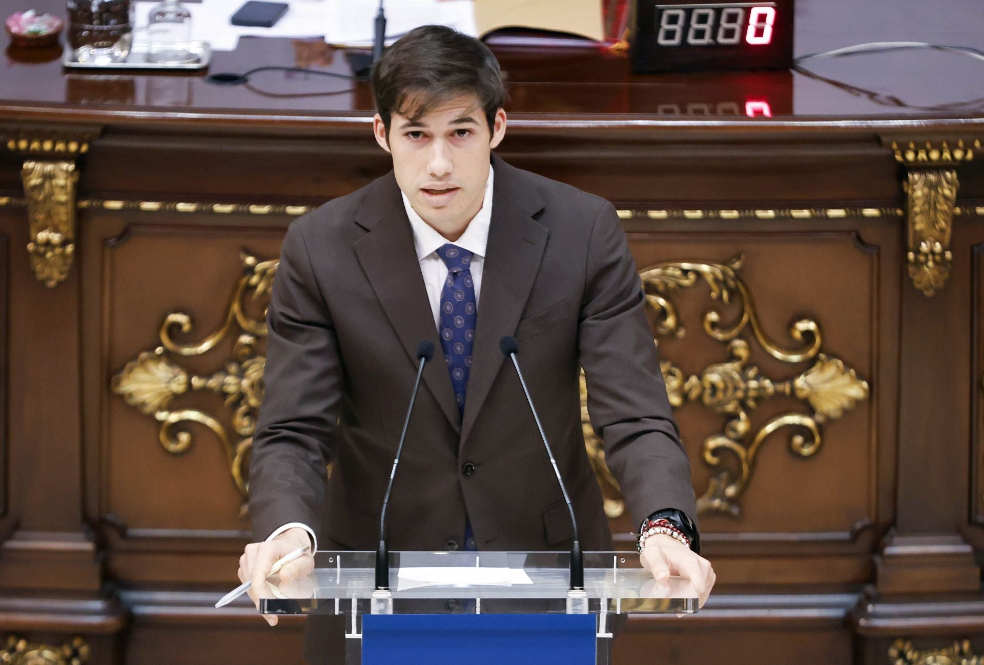 Fotos del Pleno del Ayuntamiento de Valencia, celebrado este martes