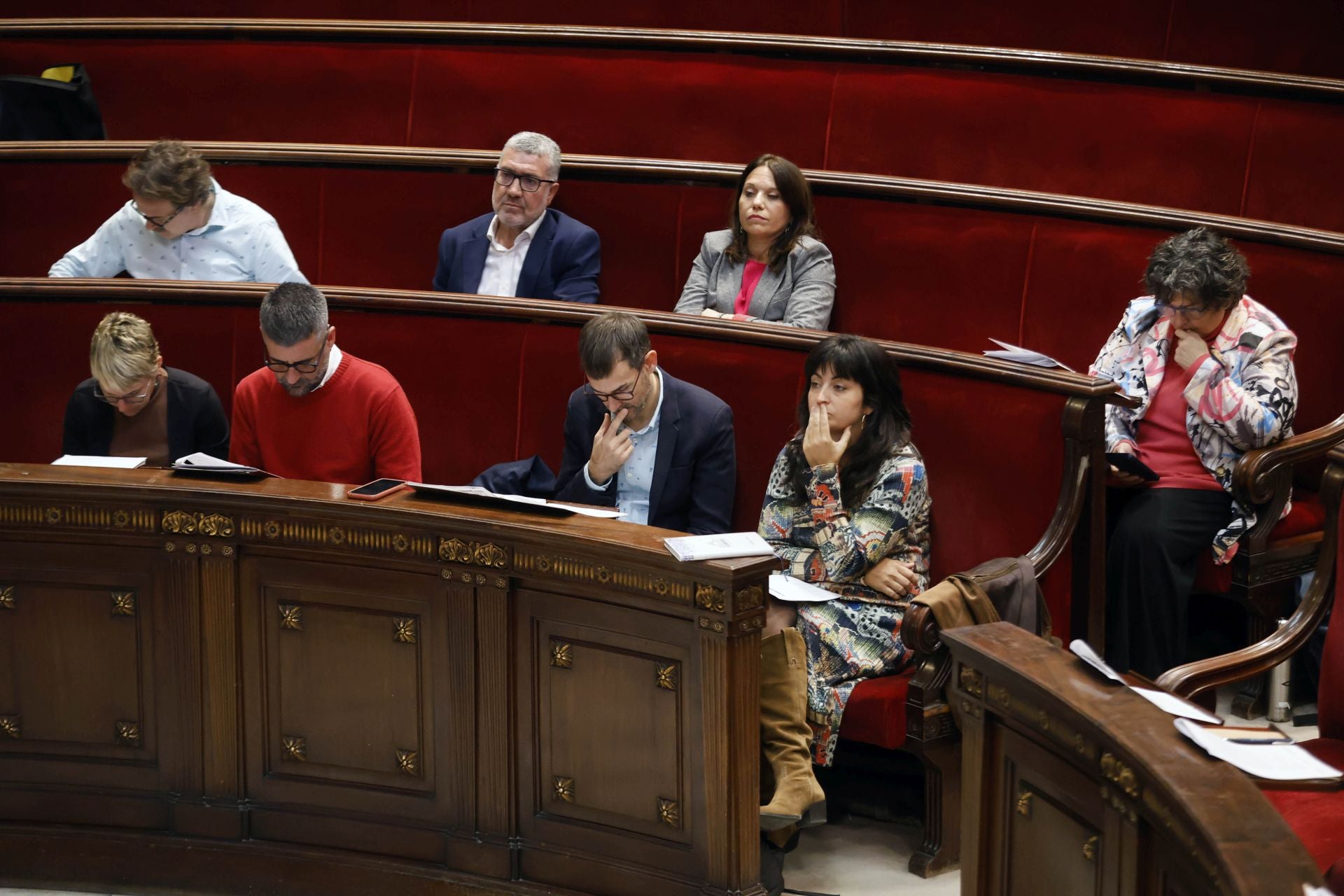 Fotos del Pleno del Ayuntamiento de Valencia, celebrado este martes