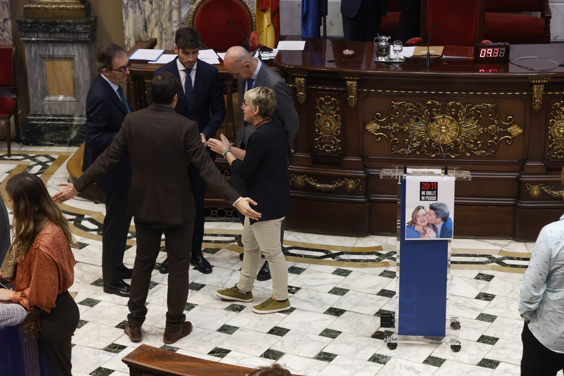 Fotos del Pleno del Ayuntamiento de Valencia, celebrado este martes