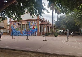 Pabellón donde comenzarán las obras.