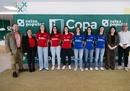 Presentación de la final Caixa Popular de raspall femenino Pro