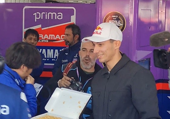 Toprak Razgatlioglu, rodando por primera vez para el Prima Pramac Yamaha.