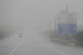 Episodio de lluvias en Gandia del pasado mes de octubre.
