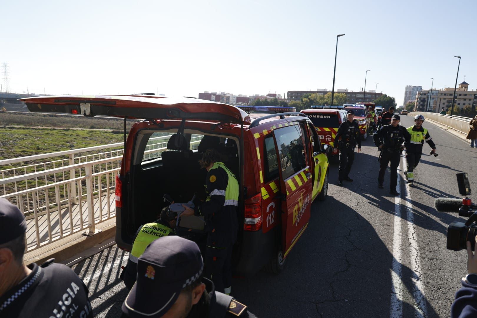 Simulacro de inundación en La Torre