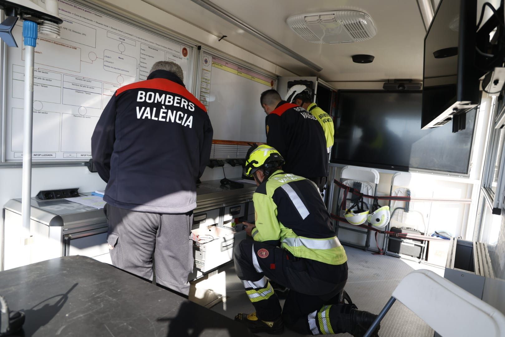 Simulacro de inundación en La Torre