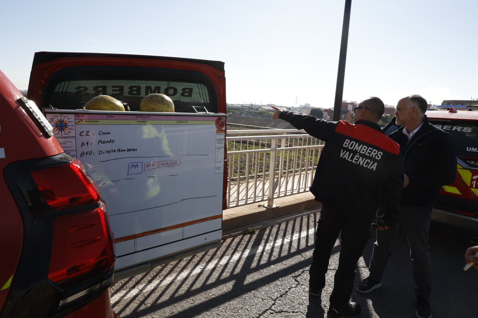 Simulacro de inundación en La Torre