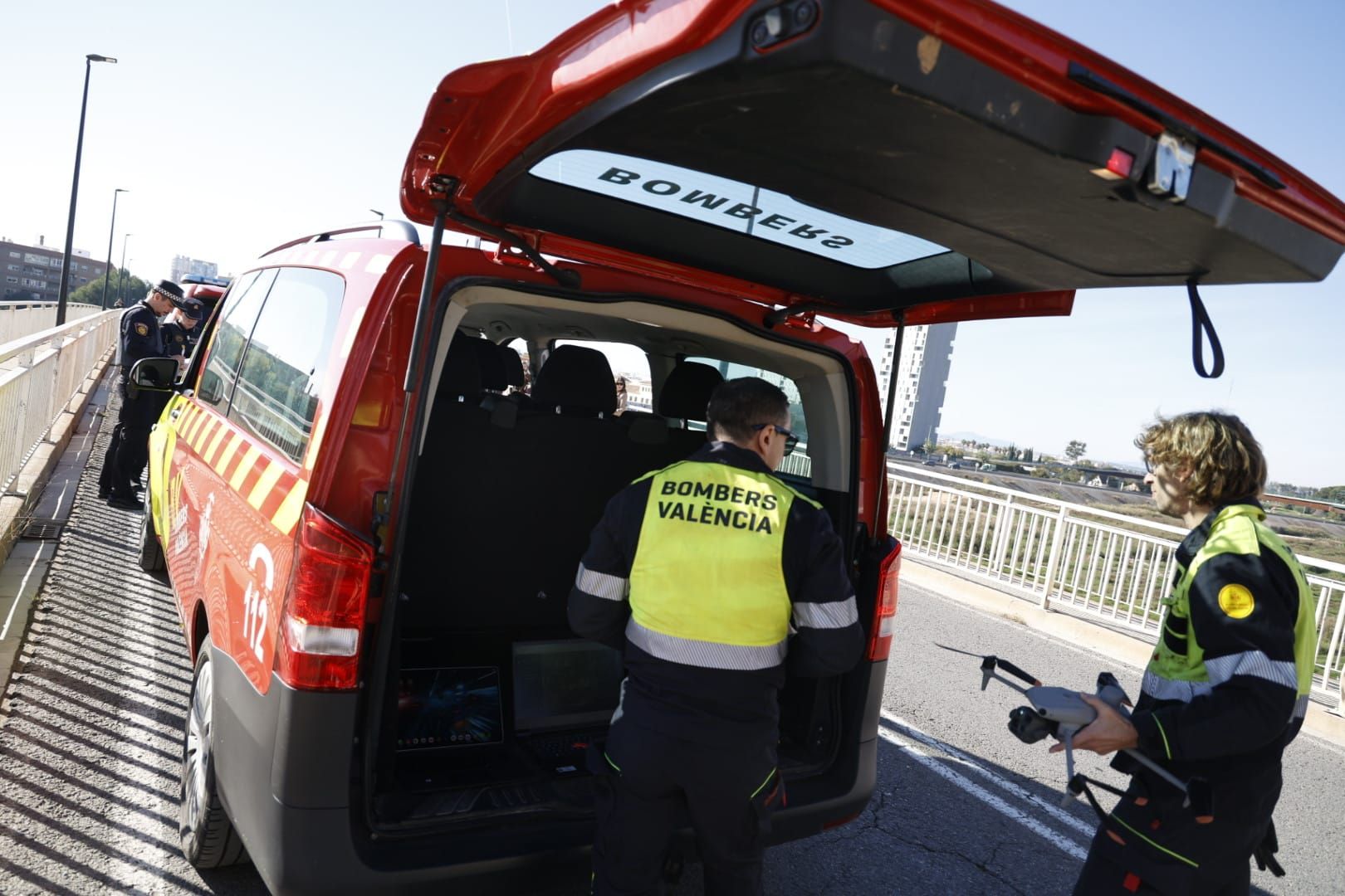 Simulacro de inundación en La Torre