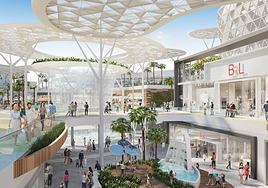 Recreación del futuro centro comercial Infinity.