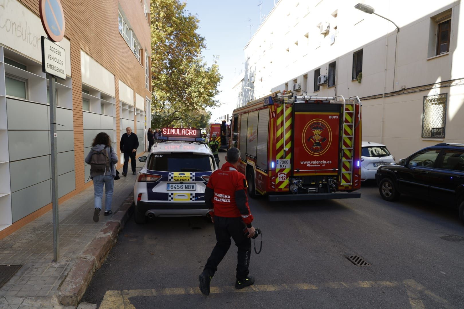 Simulacro de inundación en La Torre
