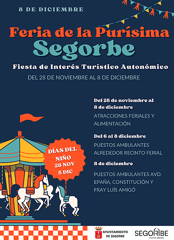 La Feria de la Purísima de Segorbe, el plan más divertido de la recta final de 2025