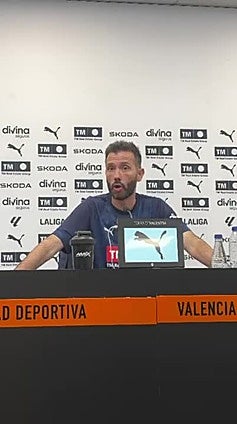 Corberán analiza el Valencia-Levante