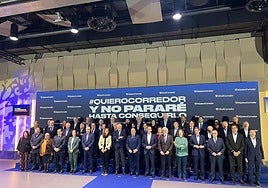 Empresarios reunidos este jueves en el Roig Arena.