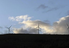 Parque eólico en Tineo, Asturias