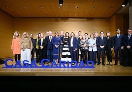 Los premiados de Casa Caridad.