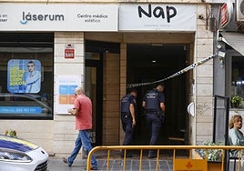 Imagen de archivo del cierre del hostal clandestino.