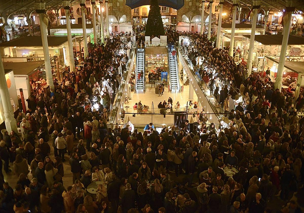 La pasada edición de la feriaen el Mercado de Colón de Valencia.