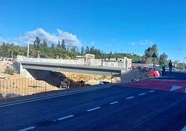 Nuevo puente construido en Godelleta.