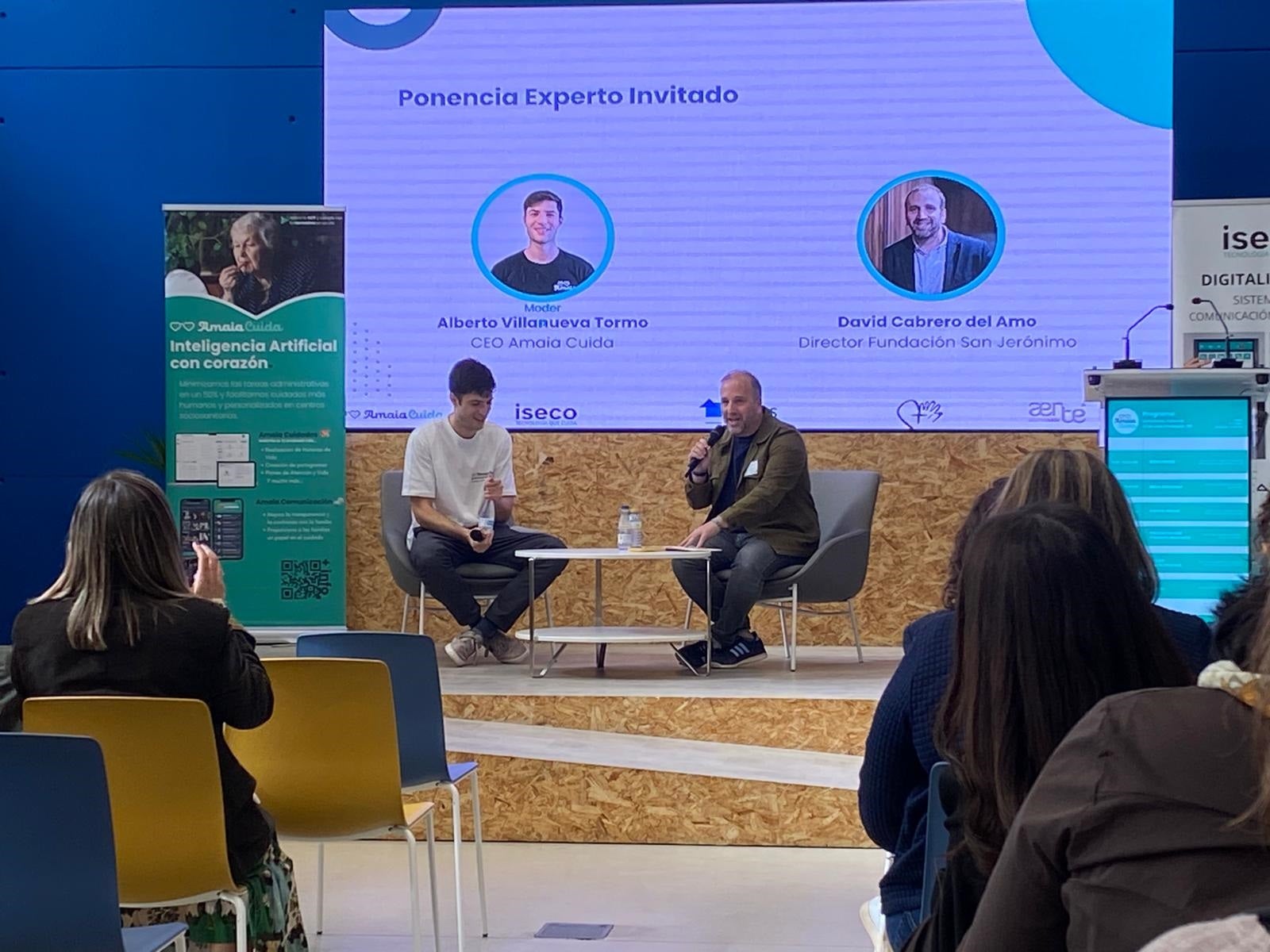 Un momento del evento organizado por Amaia Cuida.