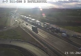 Tráfico en el by-pass.